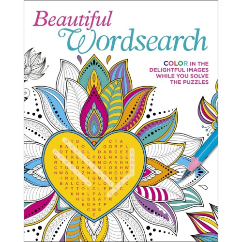 Eric Saunders Beautiful Wordsearch: Color in the Delightful Images While Y (häftad, eng)