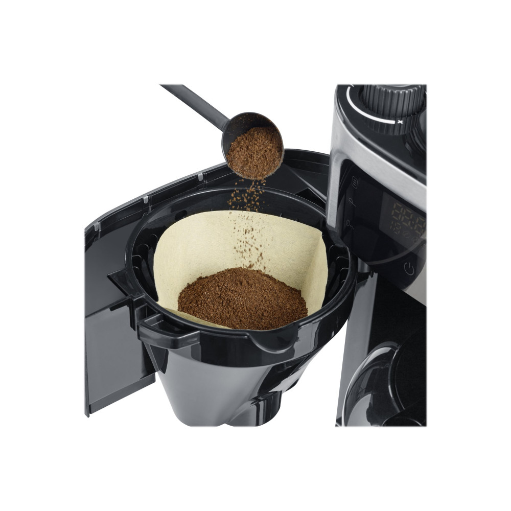 Produktbild för SEVERIN KA 4814 - kaffemaskin - borstat stål/svart