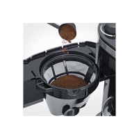 Produktbild för SEVERIN KA 4814 - kaffemaskin - borstat stål/svart