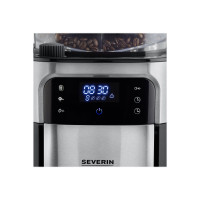 Produktbild för SEVERIN KA 4814 - kaffemaskin - borstat stål/svart