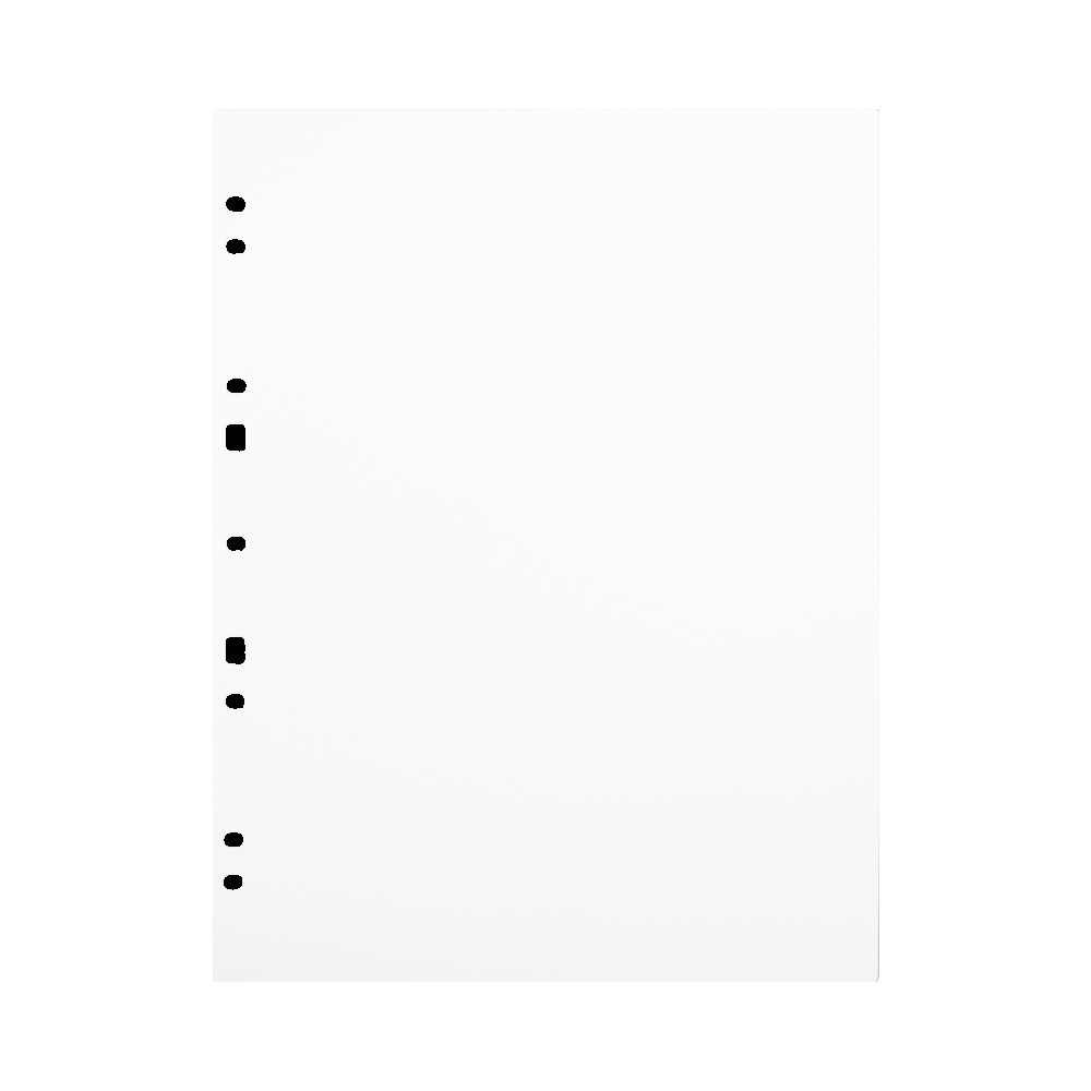 Produktbild för Focus Carton Refillsheets for Ringbinder A4 White 30-pack