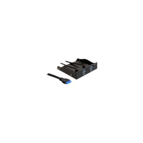 DeLOCK Delock USB 3.0 Front Panel 2-Port - portpanel till lagringsfack