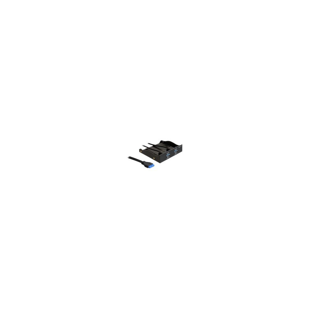 Produktbild för Delock USB 3.0 Front Panel 2-Port - portpanel till lagringsfack