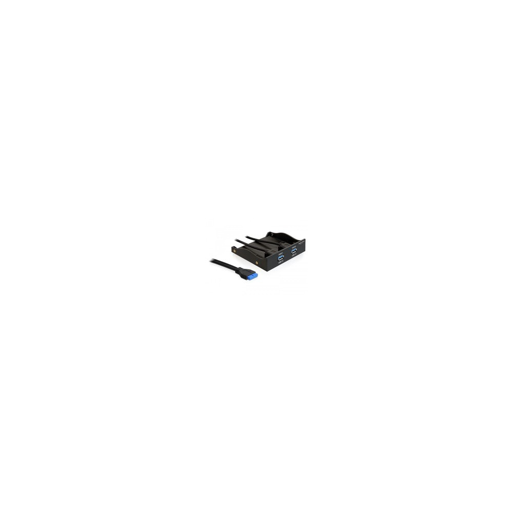 Produktbild för Delock USB 3.0 Front Panel 2-Port - portpanel till lagringsfack