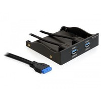 Produktbild för Delock USB 3.0 Front Panel 2-Port - portpanel till lagringsfack