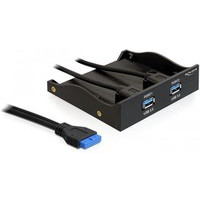 Produktbild för Delock USB 3.0 Front Panel 2-Port - portpanel till lagringsfack