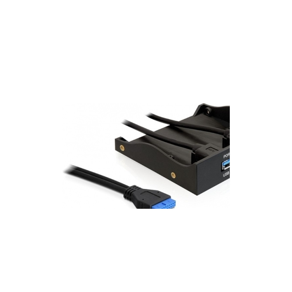 Produktbild för Delock USB 3.0 Front Panel 2-Port - portpanel till lagringsfack