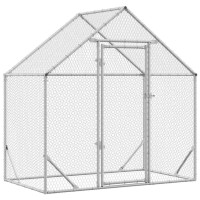 Produktbild för Hönshus Silver 170 x 100 x 177 cm Galvaniserat Stål