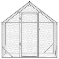 Produktbild för Hönshus Silver 170 x 100 x 177 cm Galvaniserat Stål