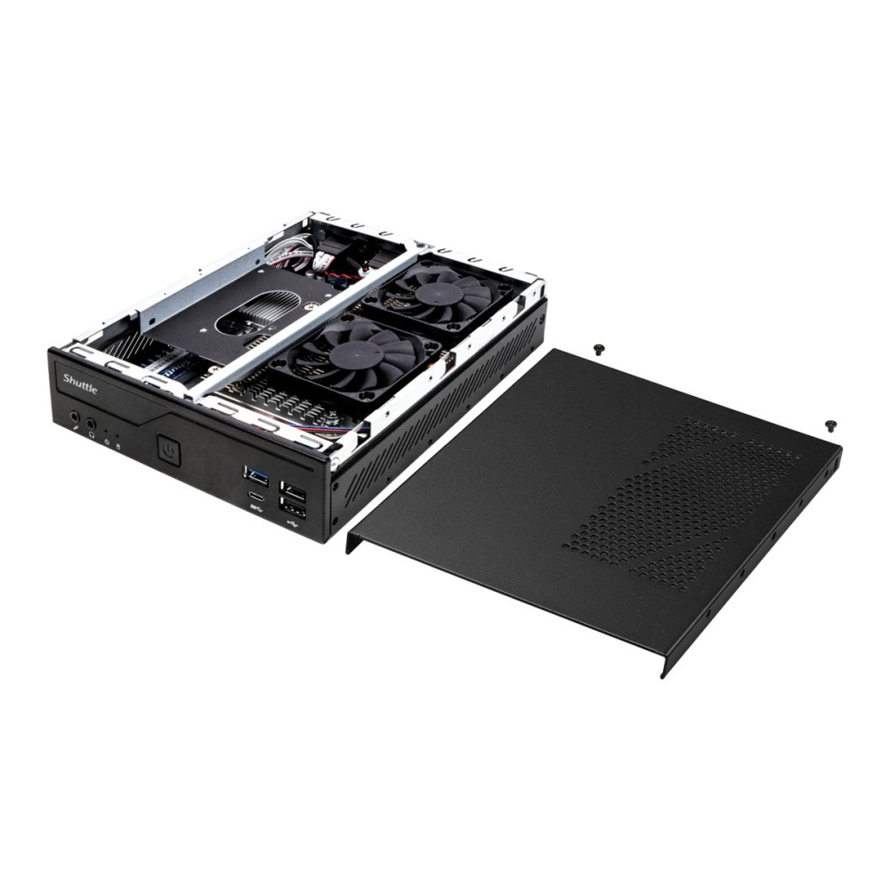 Produktbild för Shuttle XPC slim DH610 - Slim-PC ingen CPU - 0 GB - ingen HDD