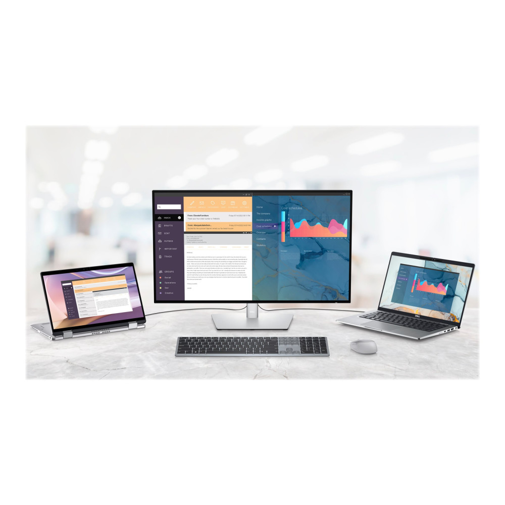 Produktbild för Dell Pro Plus KB700 - tangentbord - QWERTY - USA, internationellt - Titan gray Inmatningsenhet