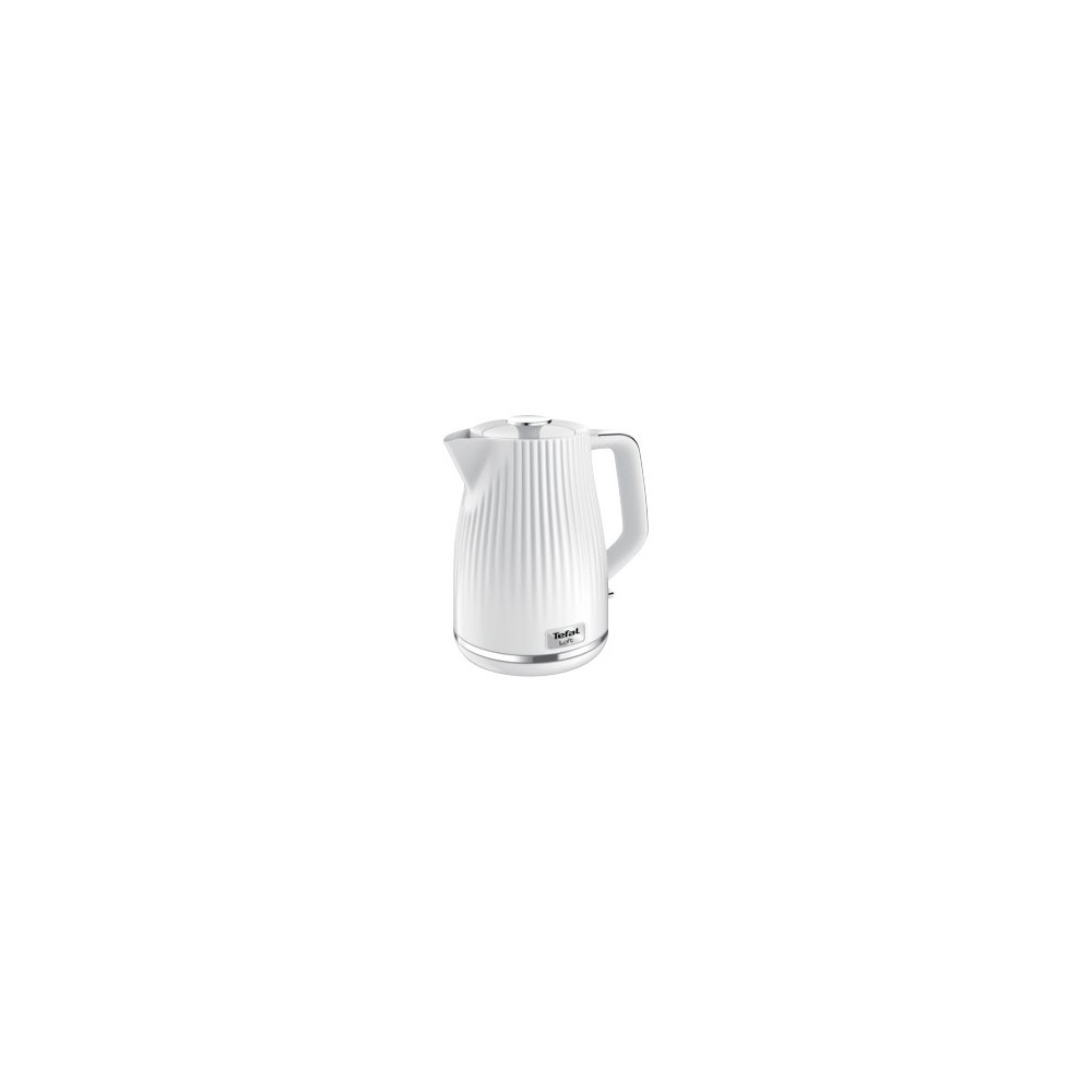 Produktbild för Tefal Loft KO250130 - vattenkokare - vit med kromdetaljer