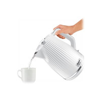 Produktbild för Tefal Loft KO250130 - vattenkokare - vit med kromdetaljer