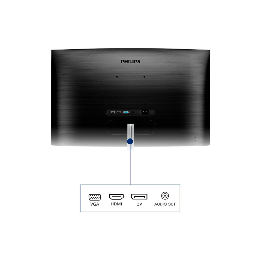 Produktbild för Philips E-line 325E1C - LED-skärm - böjd - 32"