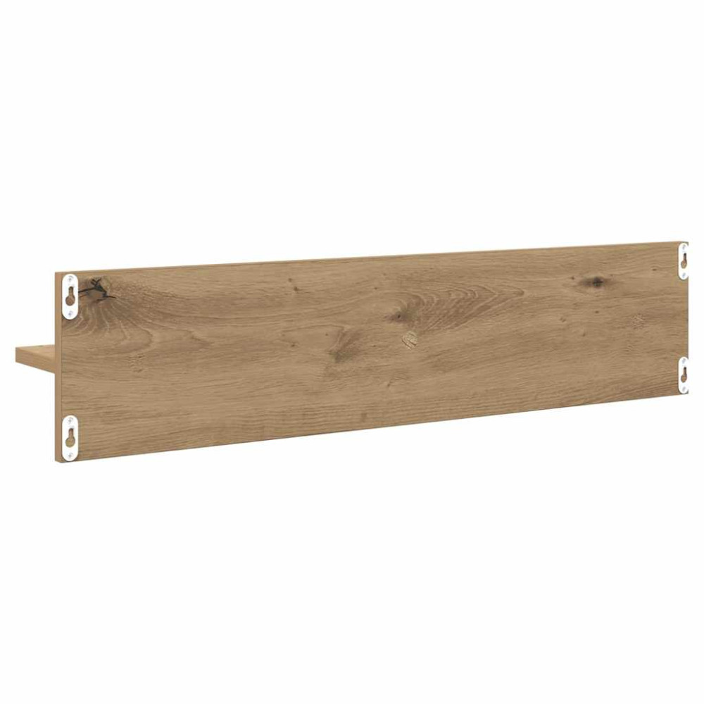 Produktbild för Vägg hyllor 4 pcs Artisan Ek 80 x 11,5 x 18 cm Konstruerat trä