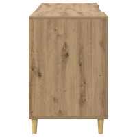 Produktbild för Skrivbord med hylla Artisan Ek 140 x 50 x 75 cm Konstruerat trä
