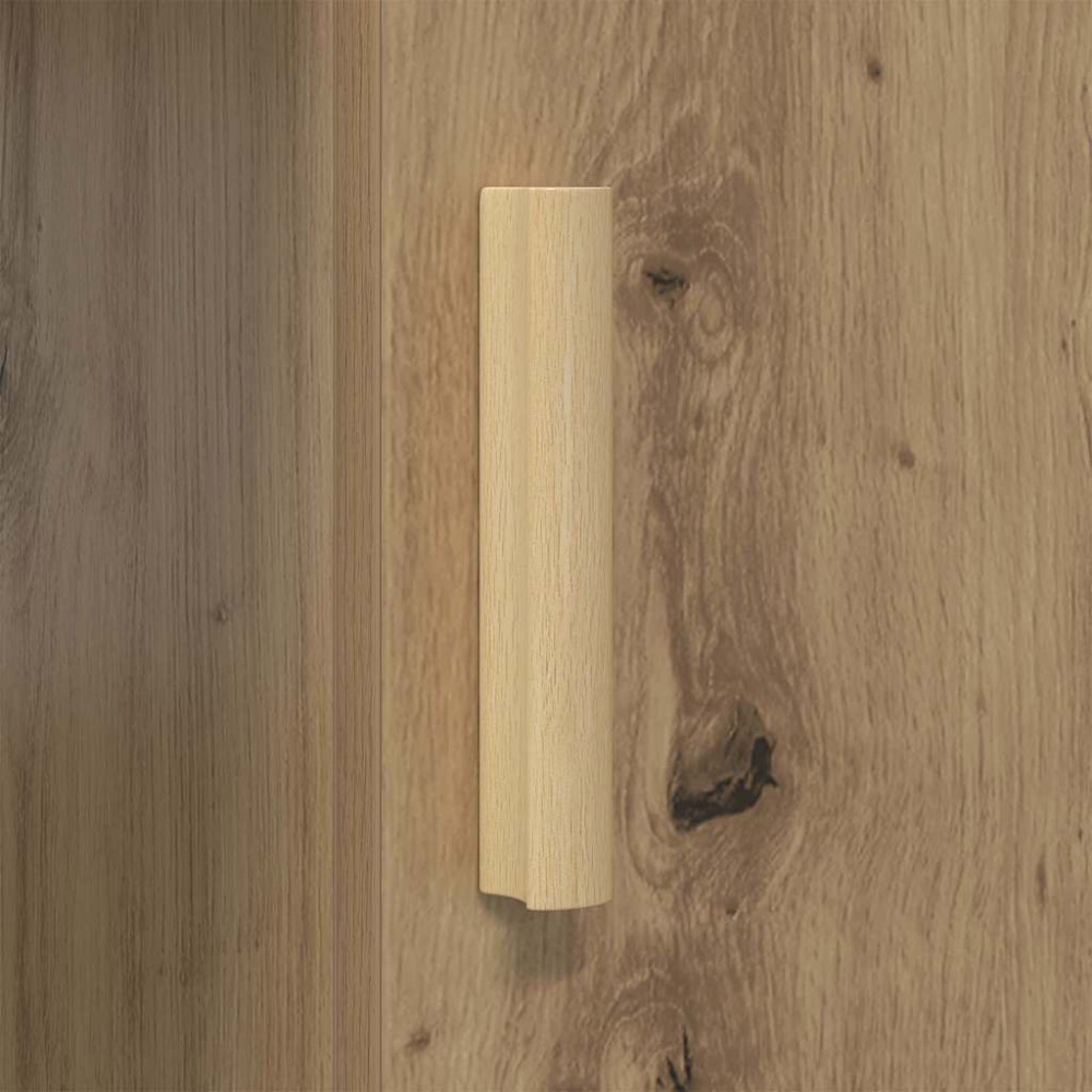 Produktbild för Skrivbord med hylla Artisan Ek 140 x 50 x 75 cm Konstruerat trä