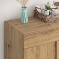 Produktbild för Sideboard Artisan Ek 69,5 x 34 x 90 cm Konstruerat trä