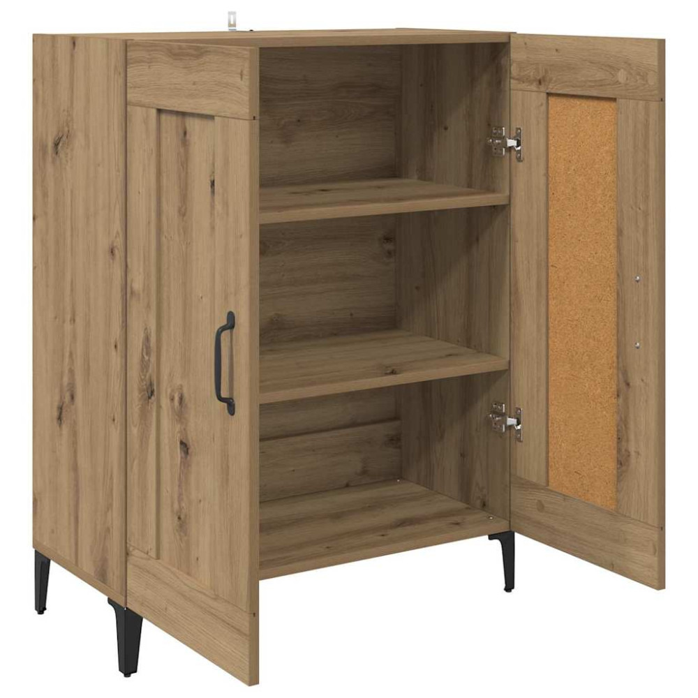 Produktbild för Sideboard Artisan Ek 69,5 x 34 x 90 cm Konstruerat trä