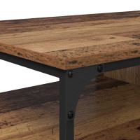 Produktbild för Kaffeebord Gammalt trä 100 x 50 x 45 cm Konstruerat trä