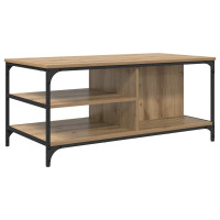 Produktbild för Kaffeebord Artisan Ek 100 x 50 x 45 cm Konstruerat trä