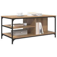 Produktbild för Kaffeebord Artisan Ek 100 x 50 x 45 cm Konstruerat trä