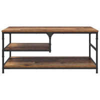 Produktbild för Kaffeebord Gammalt trä 90 x 49 x 40 cm Konstruerat trä