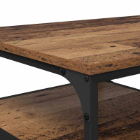 Produktbild för Kaffeebord Gammalt trä 90 x 49 x 40 cm Konstruerat trä