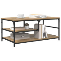 Produktbild för Kaffeebord Artisan Ek 90 x 49 x 40 cm Konstruerat trä