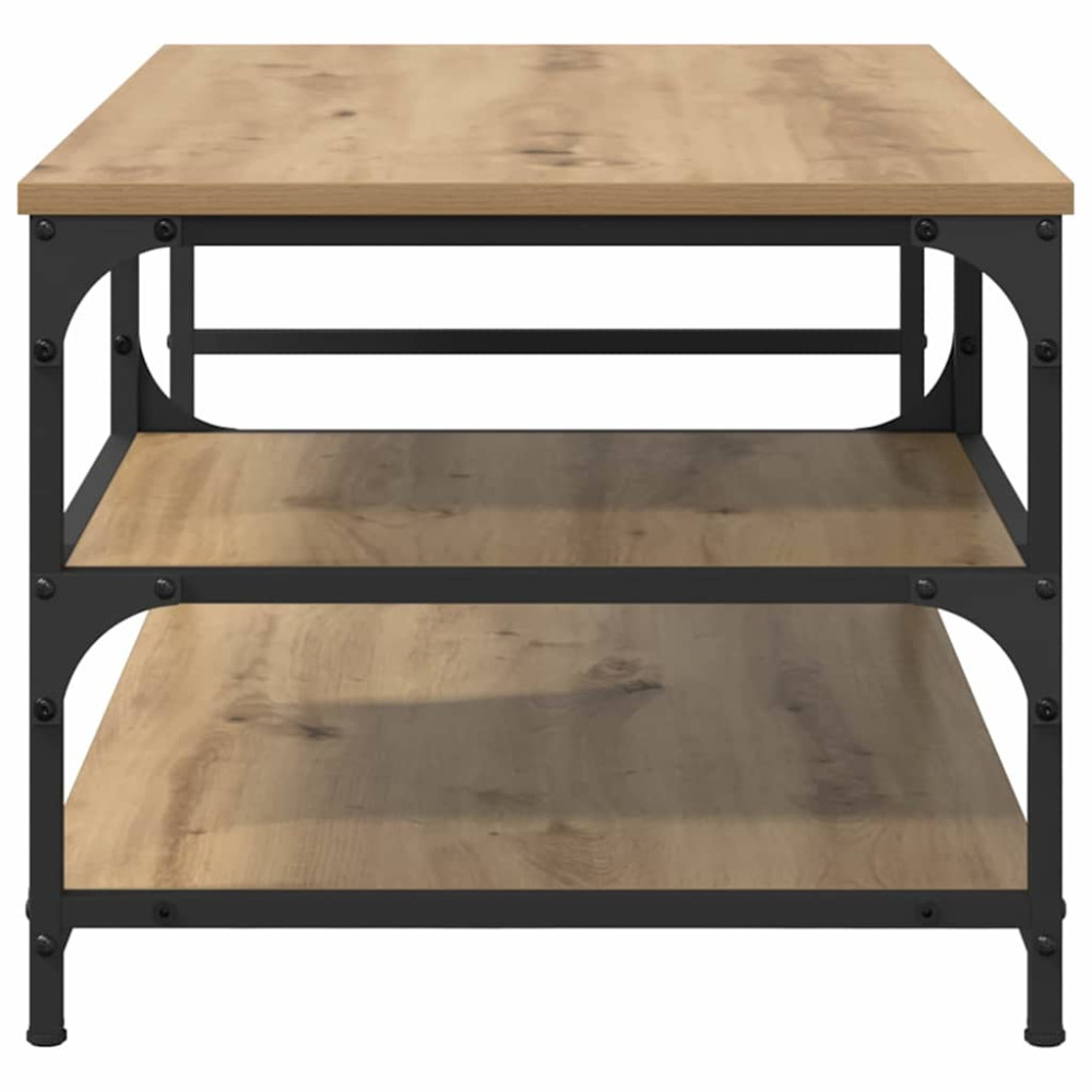 Produktbild för Kaffeebord Artisan Ek 90 x 49 x 40 cm Konstruerat trä
