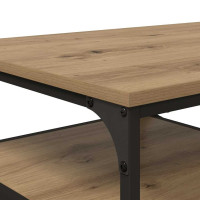 Produktbild för Kaffeebord Artisan Ek 90 x 49 x 40 cm Konstruerat trä