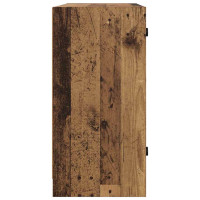 Produktbild för Sidokabinett Gammalt trä 68 x 37 x 75,5 cm Konstruerat trä