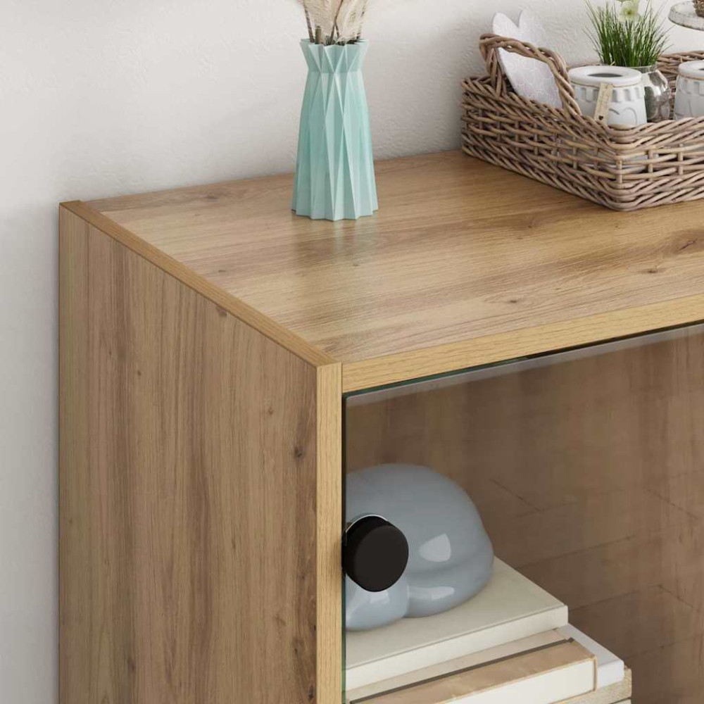Produktbild för Sidokabinett Artisan Ek 68 x 37 x 75,5 cm Konstruerat trä