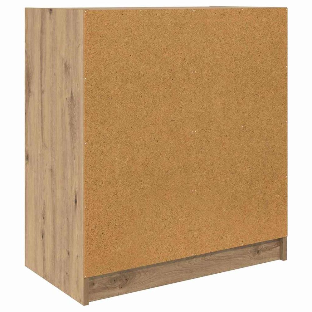 Produktbild för Sidokabinett Artisan Ek 68 x 37 x 75,5 cm Konstruerat trä