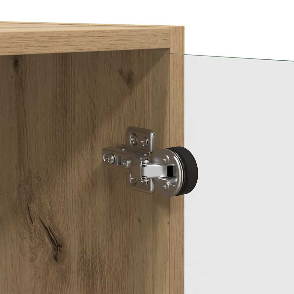 Produktbild för Sidokabinett Artisan Ek 68 x 37 x 75,5 cm Konstruerat trä