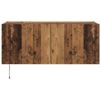 Produktbild för TV Vägghylla Gammalt trä 100 x 35 x 41 cm Konstruerat trä