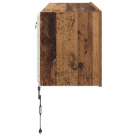Produktbild för TV Vägghylla Gammalt trä 100 x 35 x 41 cm Konstruerat trä