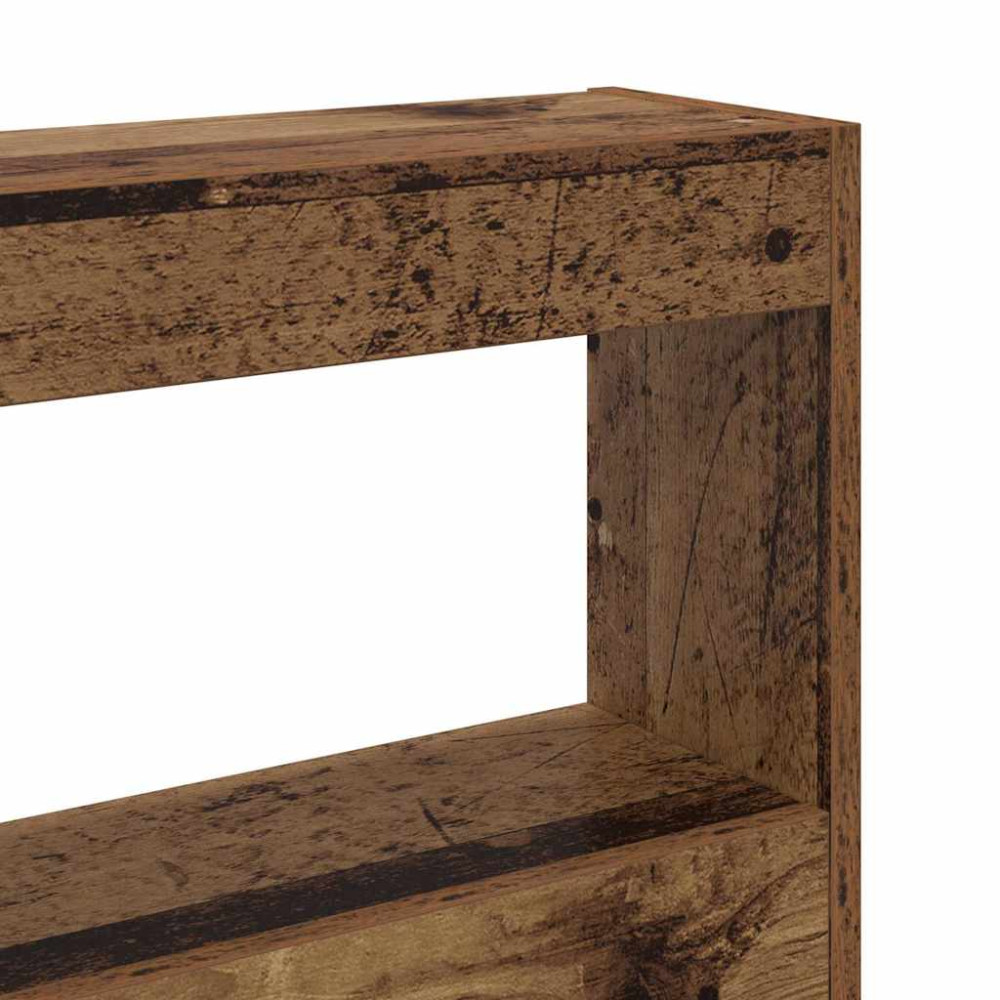 Produktbild för Huvudgavel Gammalt trä 200 x 17 x 102 cm Konstruerat trä