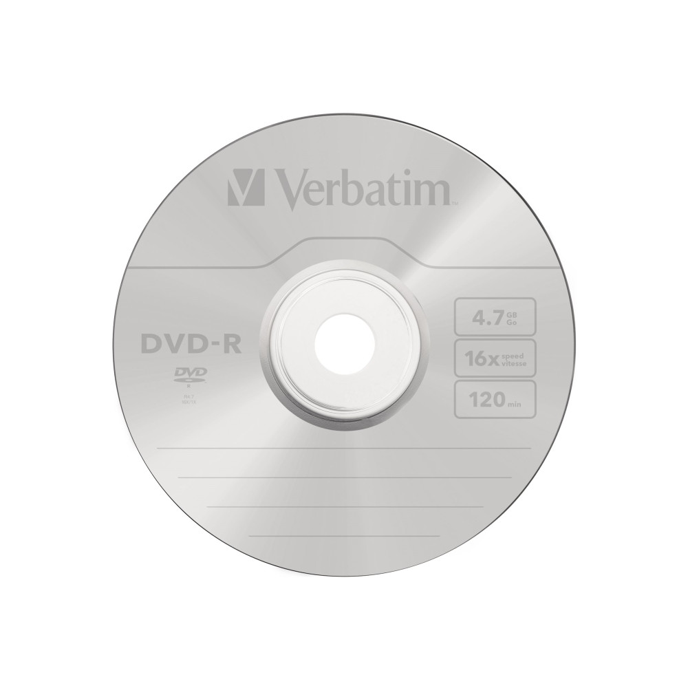 Produktbild för Verbatim - DVD-R x 100 - 4.7 GB - lagringsmedier