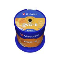 Produktbild för Verbatim - DVD-R x 100 - 4.7 GB - lagringsmedier