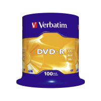 Produktbild för Verbatim - DVD-R x 100 - 4.7 GB - lagringsmedier