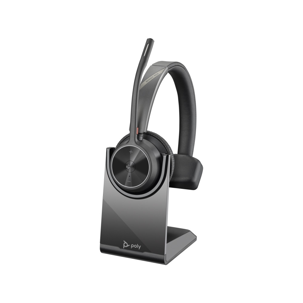 Produktbild för HP Poly Voyager 4310 - headset - USB-C, USB-A via Bluetooth-adapter