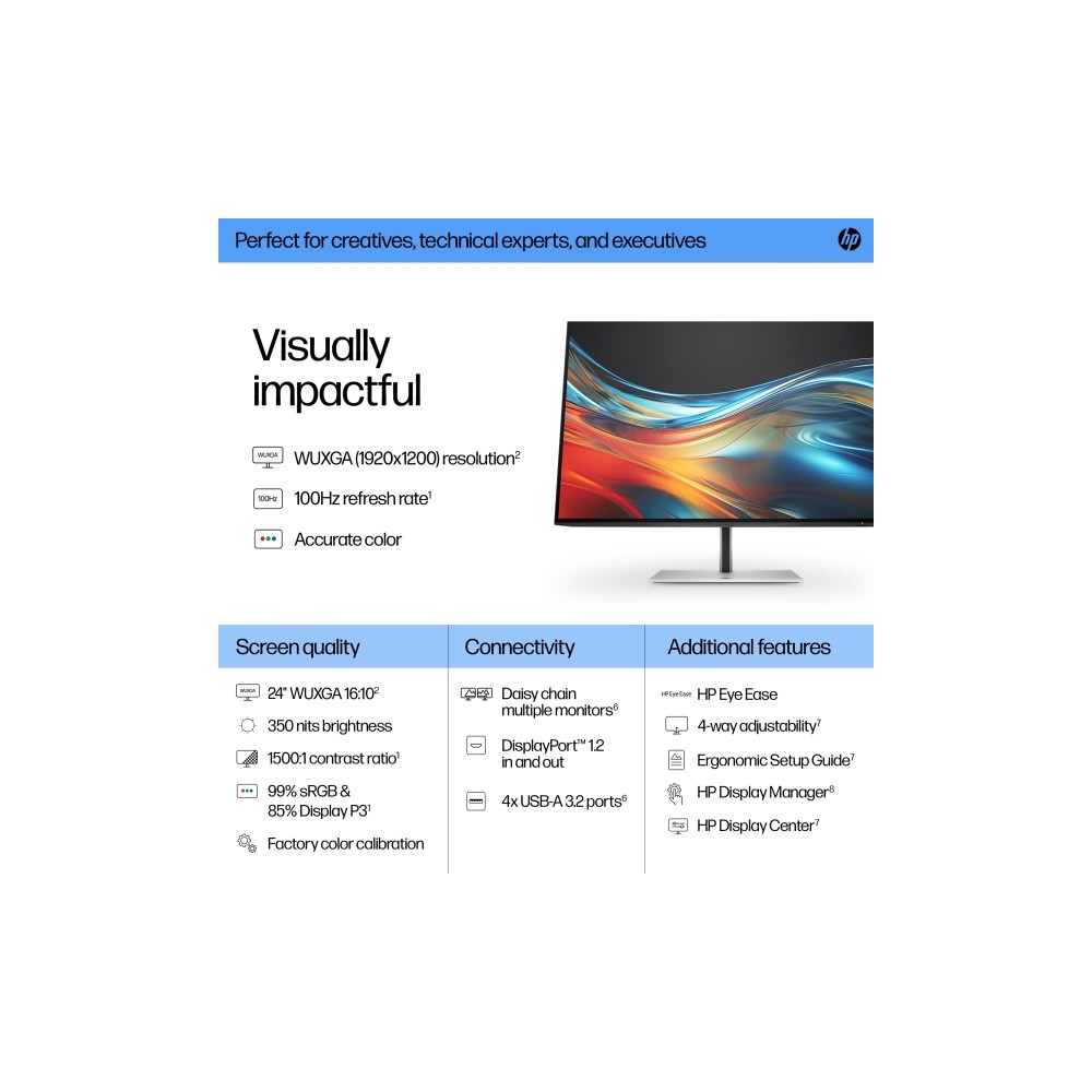 Produktbild för HP 724pn - Series 7 Pro - LED-skärm - 24"