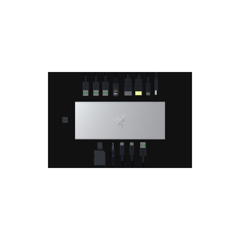 Produktbild för Razer - dockningsstation - USB-C / USB-A - HDMI, DP - 1GbE