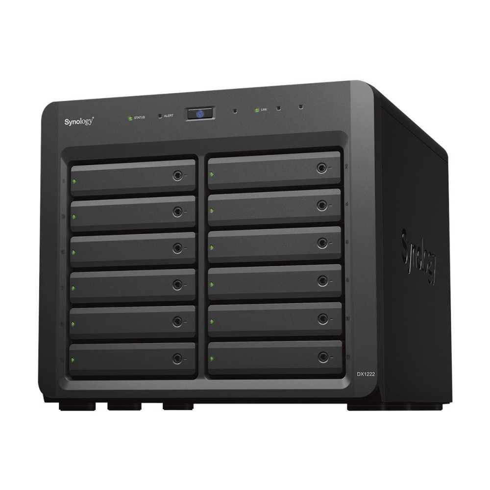 Produktbild för Synology DX1222 - kabinett för lagringsenheter