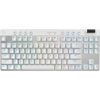 Produktbild för Logitech G PRO X TKL - tangentbord - QWERTY - nordiskt (danska/finska/norska/svenska) - vit Inmatningsenhet
