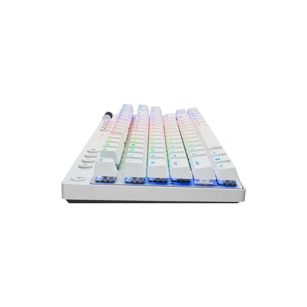 Produktbild för Logitech G PRO X TKL - tangentbord - QWERTY - nordiskt (danska/finska/norska/svenska) - vit Inmatningsenhet
