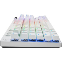 Produktbild för Logitech G PRO X TKL - tangentbord - QWERTY - nordiskt (danska/finska/norska/svenska) - vit Inmatningsenhet