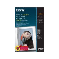 Produktbild för Epson Premium Glossy Photo Paper - fotopapper - blank - 15 ark - A4