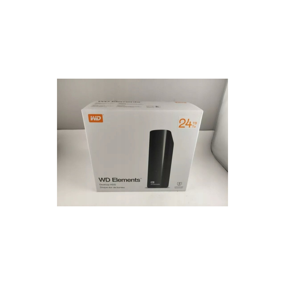 Produktbild för WD Elements Desktop WDBWLG0240HBK - hårddisk - 24 TB - USB 3.2 Gen 1